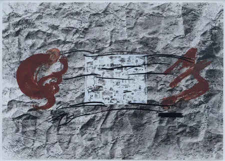 石版画 Tàpies - Suite 63 x 90 (No 10)