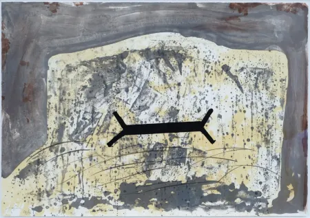 石版画 Tàpies - Suite 63 x 90 (No 6)
