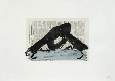 石版画 Tàpies - Suite 63 x 90 (No 7)