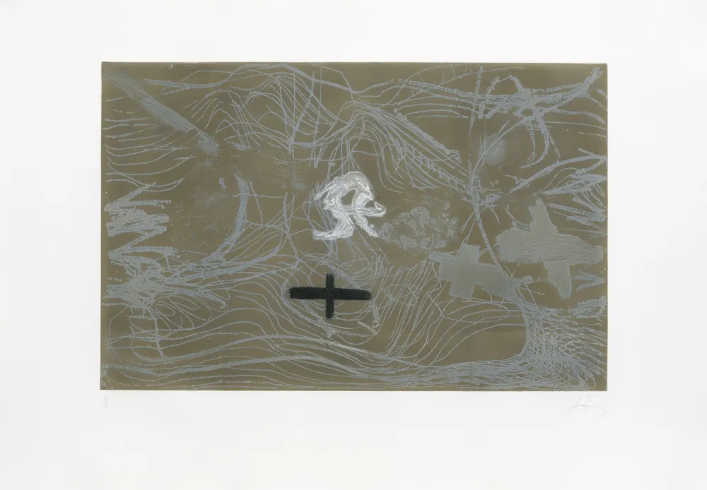 版画 Tàpies - Terrain vague