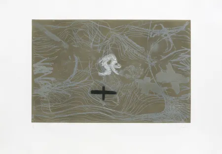 版画 Tàpies - Terrain vague