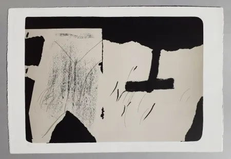石版画 Tàpies - Untitled