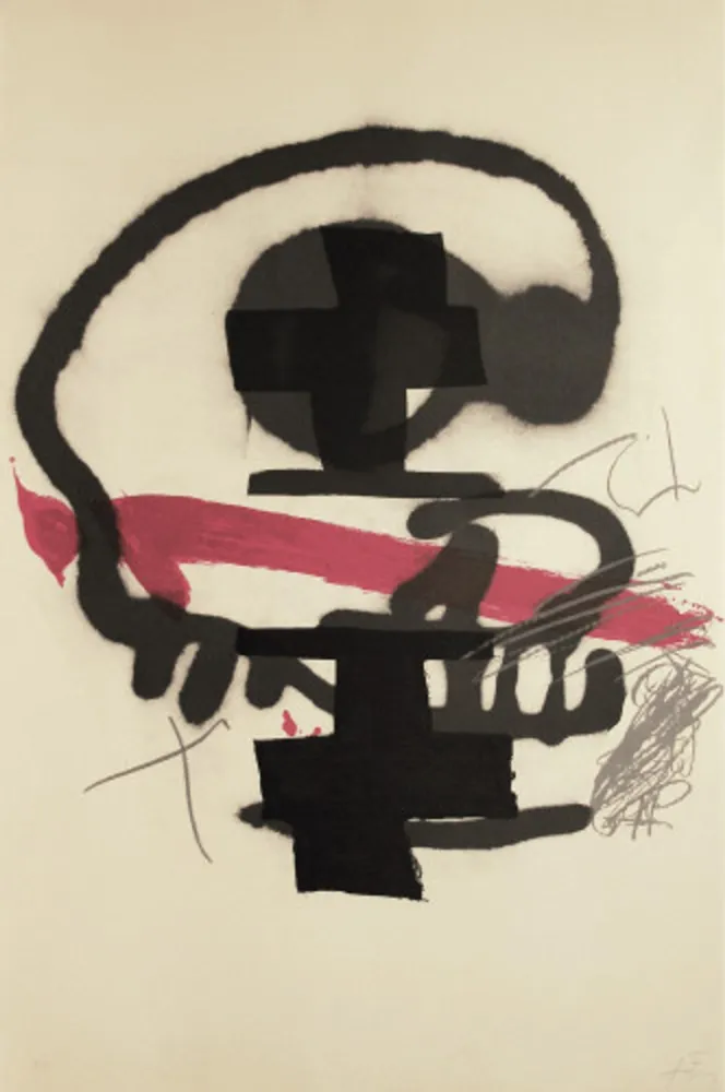 石版画 Tàpies - Untitled