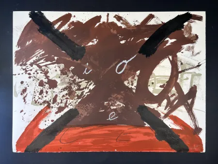 石版画 Tàpies - Untitled