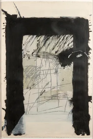 金刚砂版画 Tàpies - Untitled
