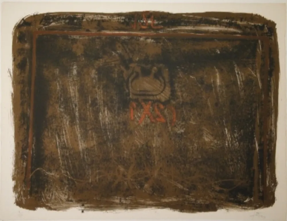 石版画 Tàpies - Untitled