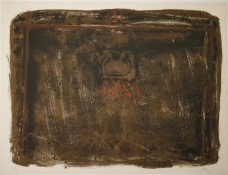 石版画 Tàpies - Untitled