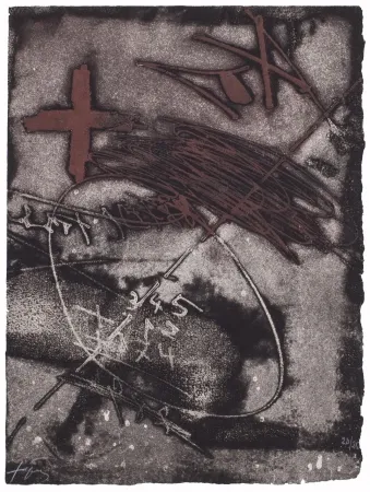 版画 Tàpies - Untitled