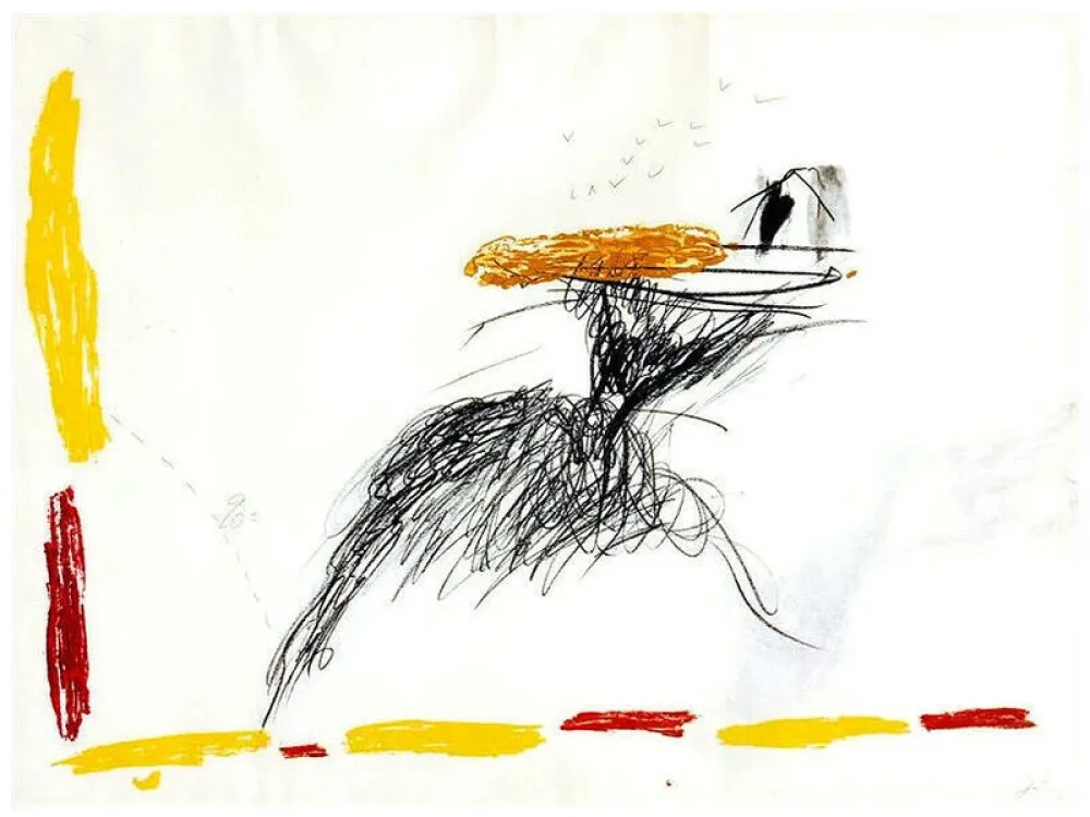 版画 Tàpies - Untitled