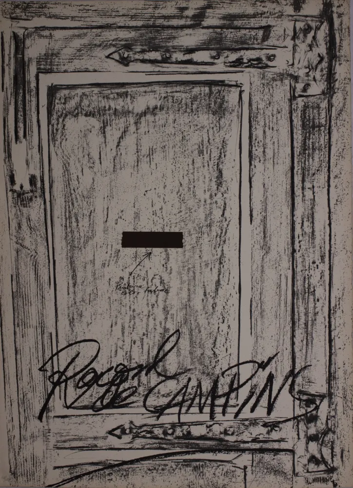 石版画 Tàpies - Untitled from 'Berlin Suite' portfolio