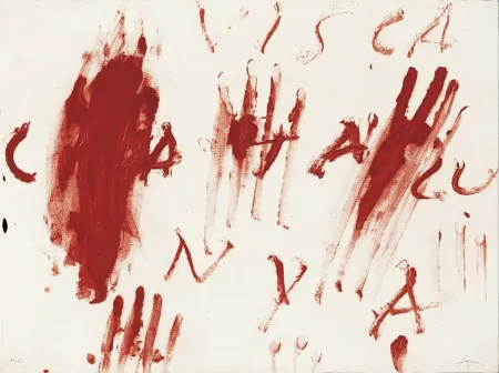 版画 Tàpies - Visca Catalunya