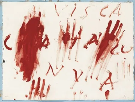 版画 Tàpies - Visca Catalunya 