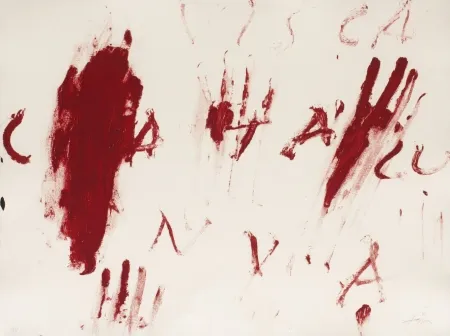 版画 Tàpies - Visca Catalunya	