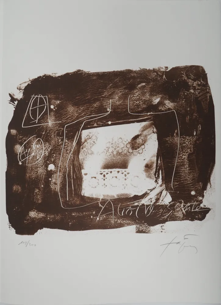 石版画 Tàpies - Voyage 