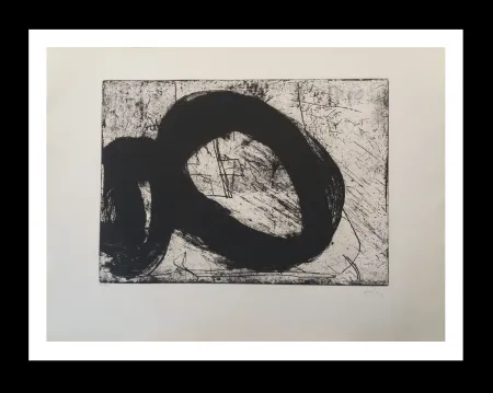 版画 Tàpies - Vuit reverse