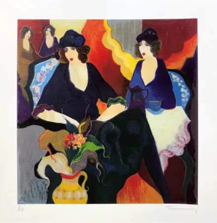 丝网印刷 Tarkay - AFTERNOON TEA