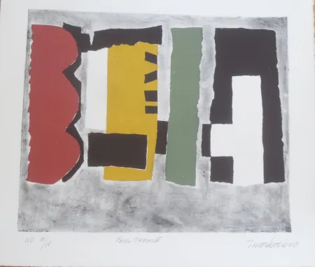 石版画 Tavoularis  - Sans titre II