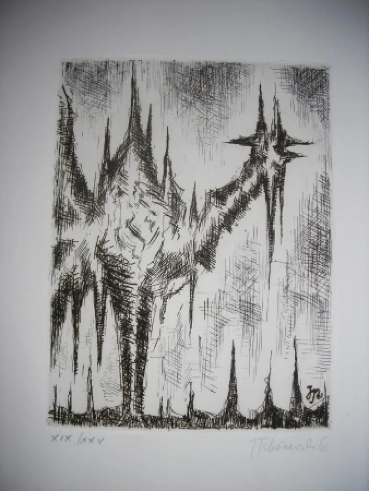 蚀刻版画 Tchorzewski - The international avant garde 4