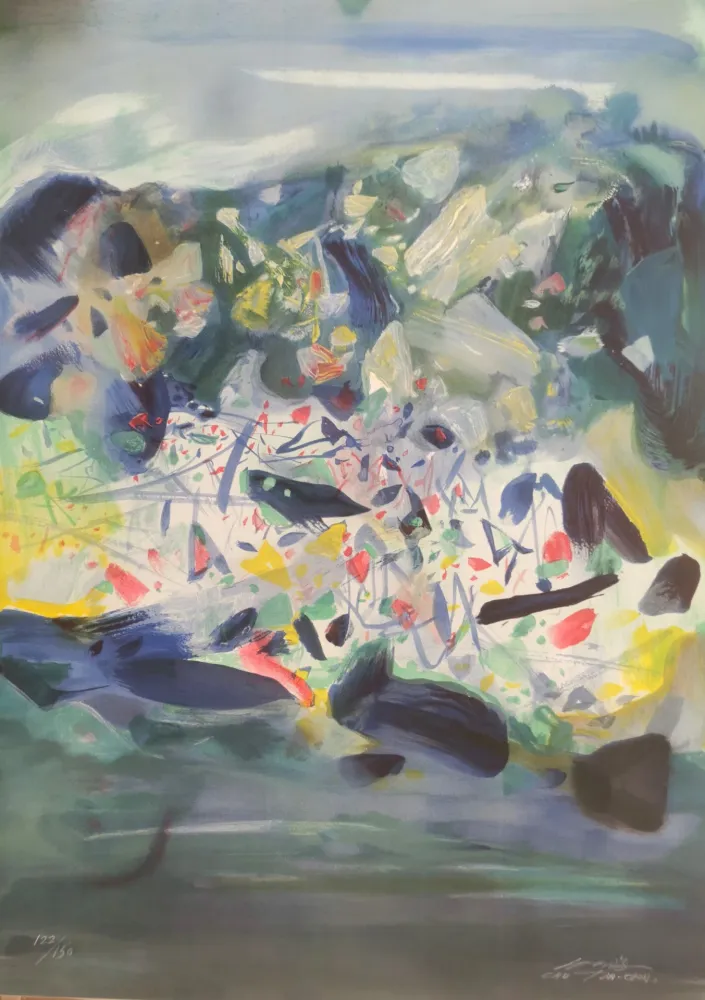 石版画 Teh-Chun - Composition XX 