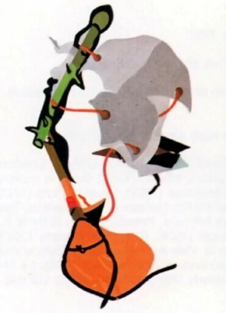 石版画 Telemaque - Le balai