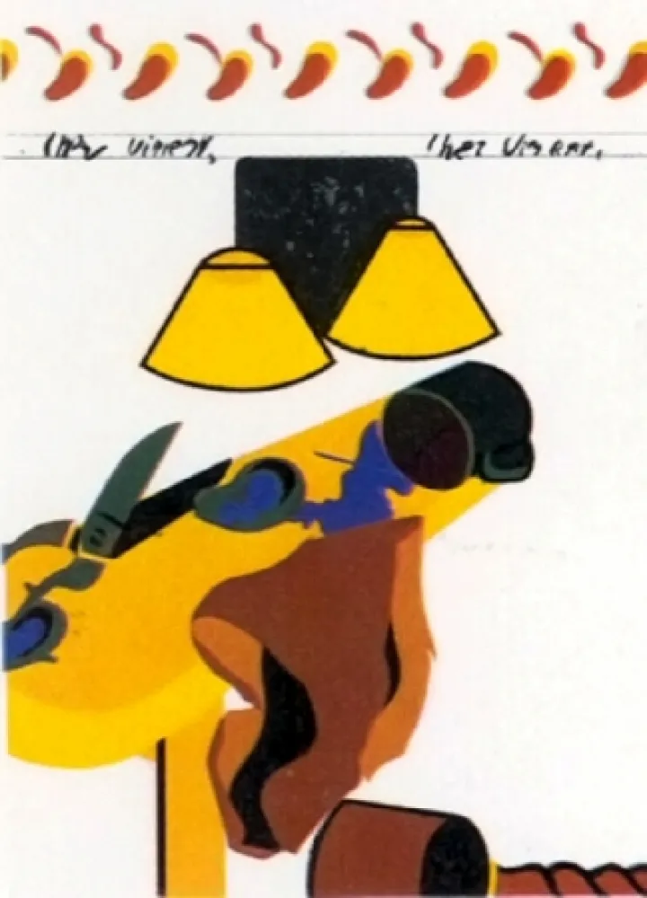 石版画 Telemaque - L'oreille de Van Gogh