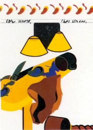 石版画 Telemaque - L'oreille de Van Gogh