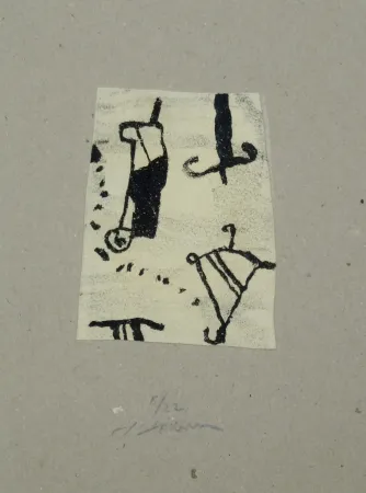 石版画 Texier - Signes