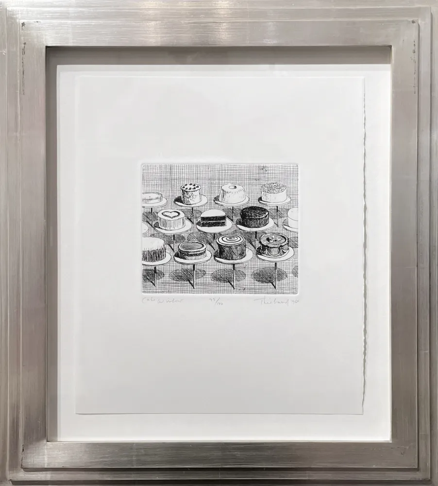 版画 Thiebaud - Cake Window