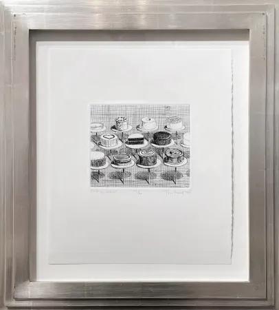 版画 Thiebaud - Cake Window