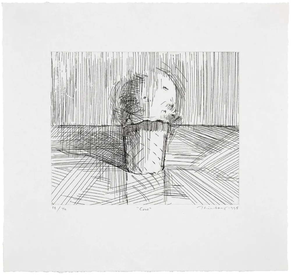 版画 Thiebaud - Cone