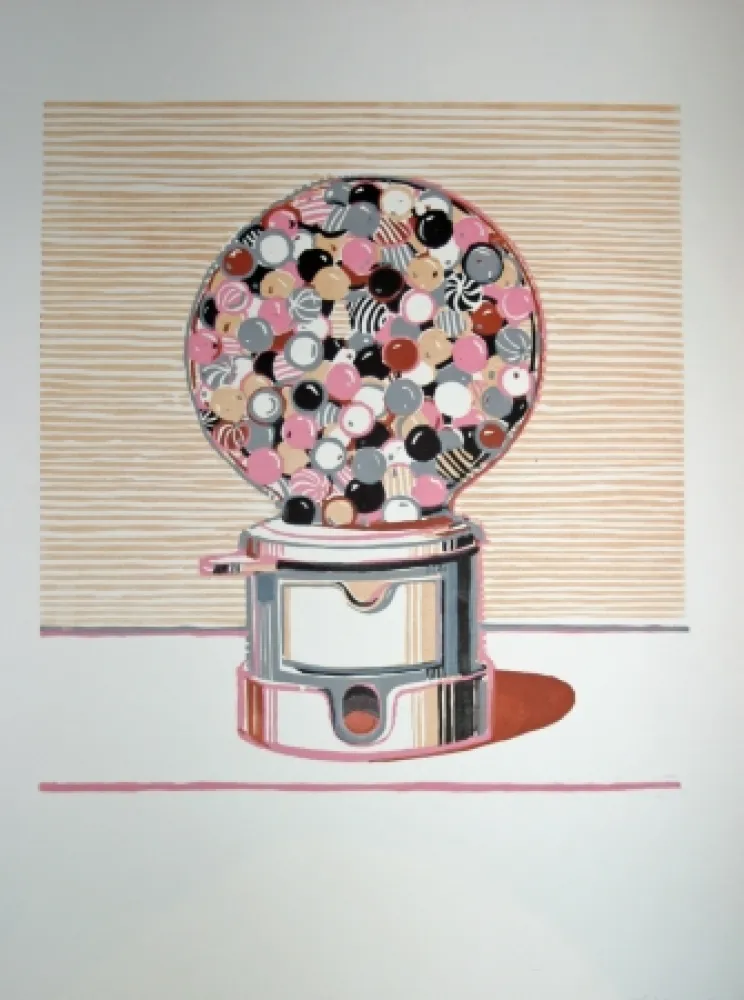 油毡版画 Thiebaud - Gumball Machine