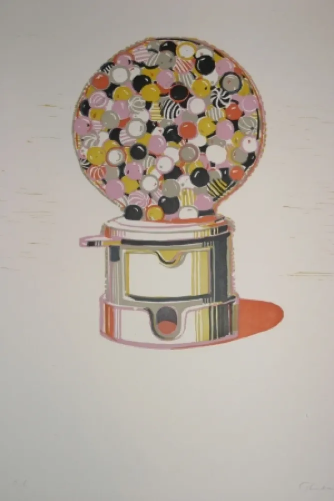 油毡版画 Thiebaud - Gumball Machine