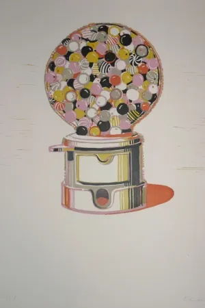 油毡版画 Thiebaud - Gumball Machine