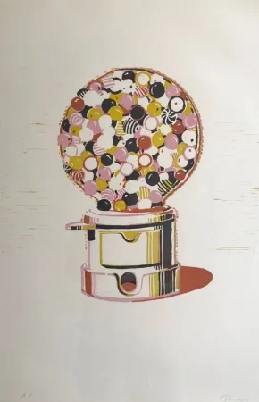 油毡版画 Thiebaud - Gumball Machine