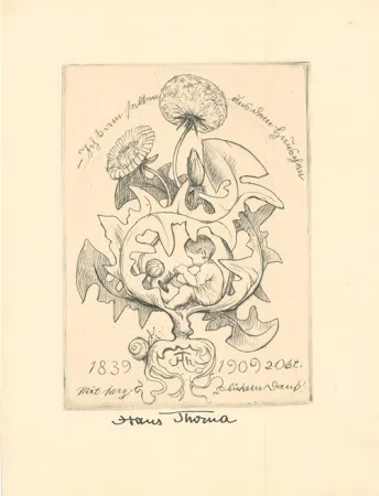 版画 Thoma - Ich kam selten aus dem Häuschen