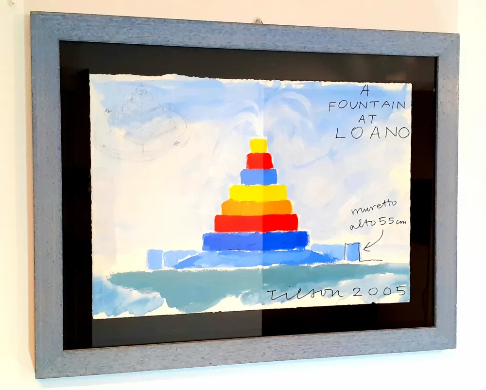 无技术 Tilson - A fountain at Loano