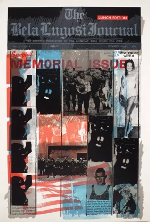 丝网印刷 Tilson - Bela Lugosi Journal