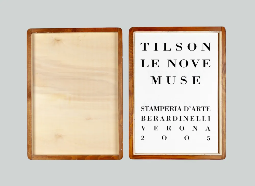 版画 Tilson - Le nove muse