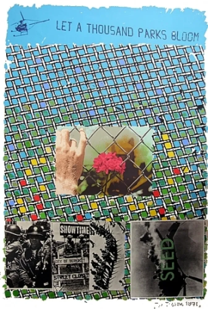 石版画 Tilson - Let a thousand parks bloom