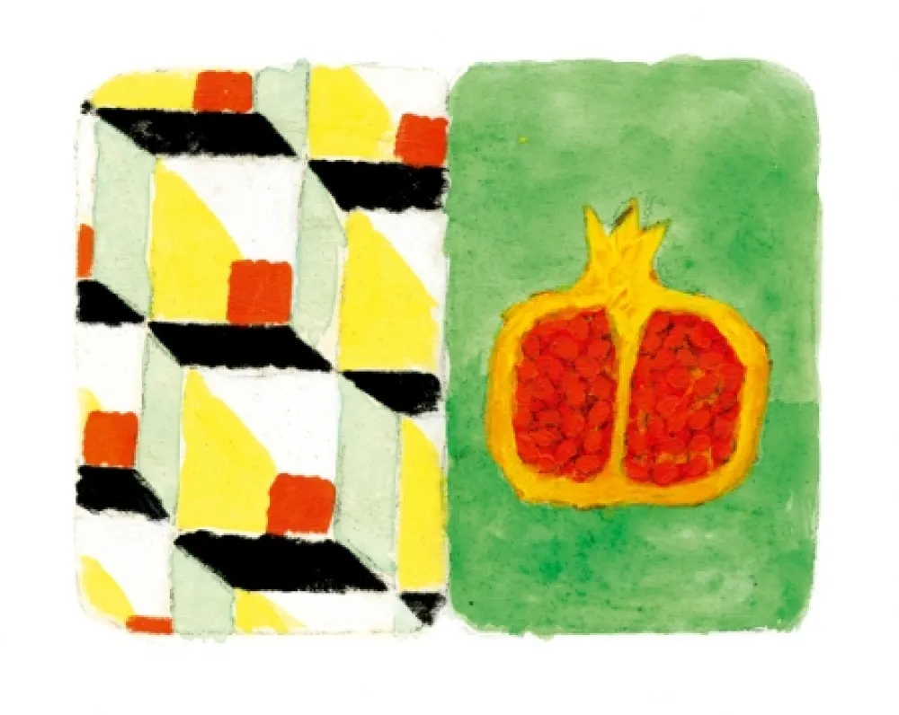 金刚砂版画 Tilson - Stones of Venice Melograno Diptych