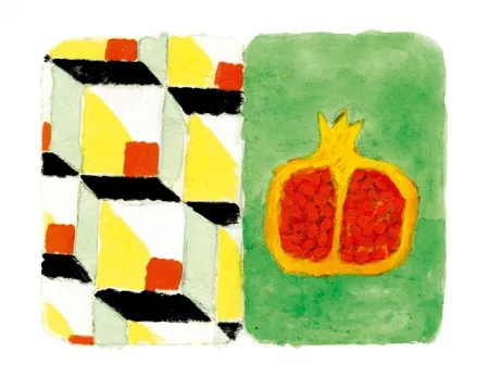 金刚砂版画 Tilson - Stones of Venice Melograno Diptych