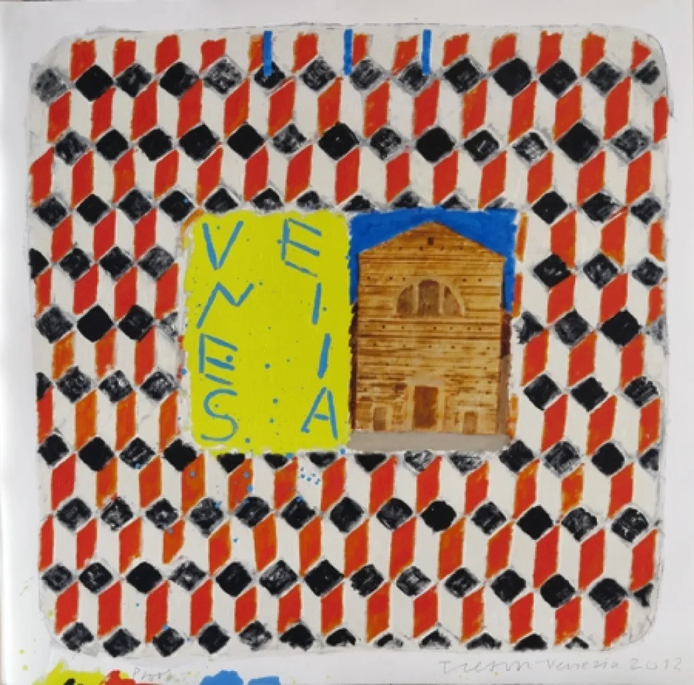 金刚砂版画 Tilson - Stones of Venice San Pantalon, Veniesia