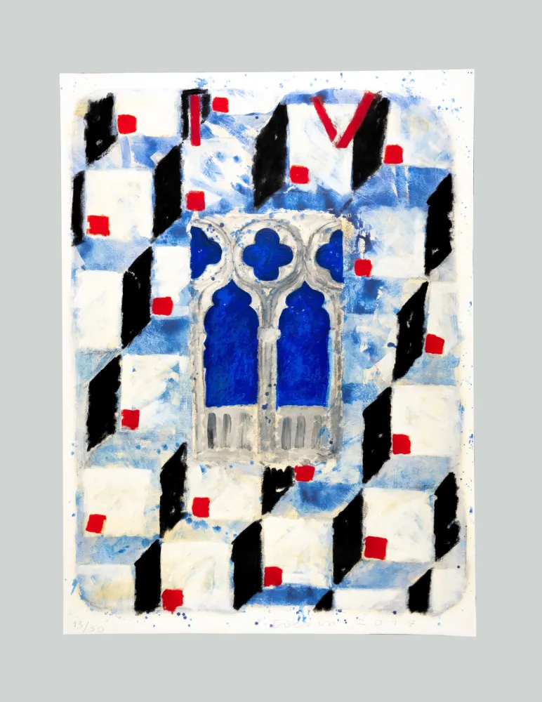 金刚砂版画 Tilson - The Stones of Venice. Cà Foscari