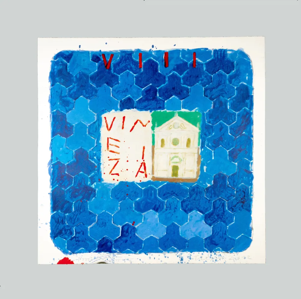 金刚砂版画 Tilson - The Stones of Venice. San Francesco della Vigna, Vinezia