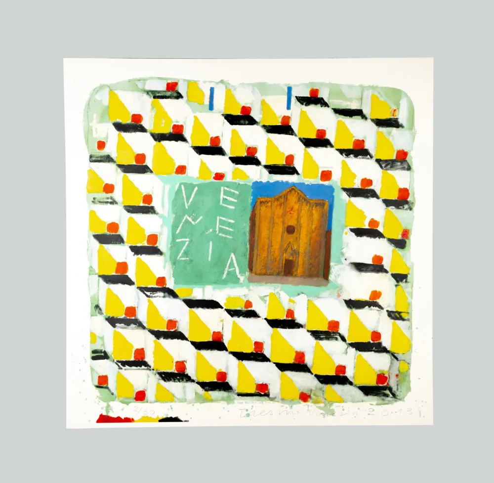 金刚砂版画 Tilson - The Stones of Venice. Sant'Alvise, Venezia