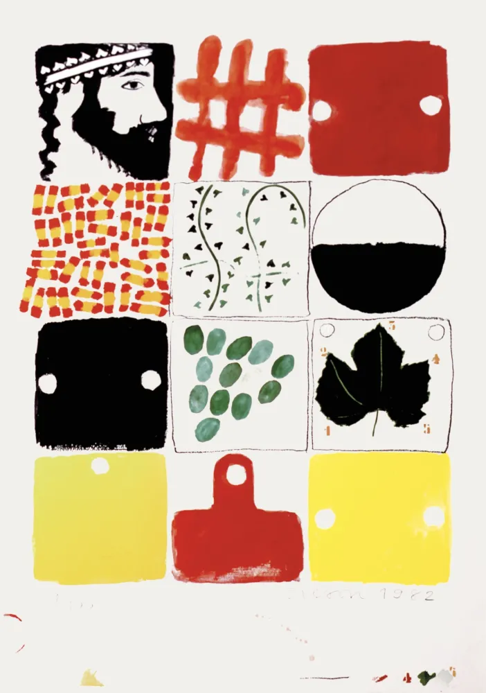 石版画 Tilson - Untitled