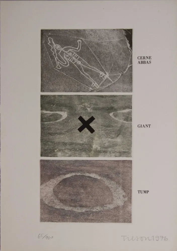 蚀刻版画 Tilson - Untitled from ''Wessex' portfolio