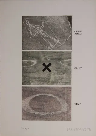 蚀刻版画 Tilson - Untitled from ''Wessex' portfolio
