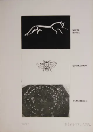 蚀刻版画 Tilson - Untitled from ''Wessex' portfolio