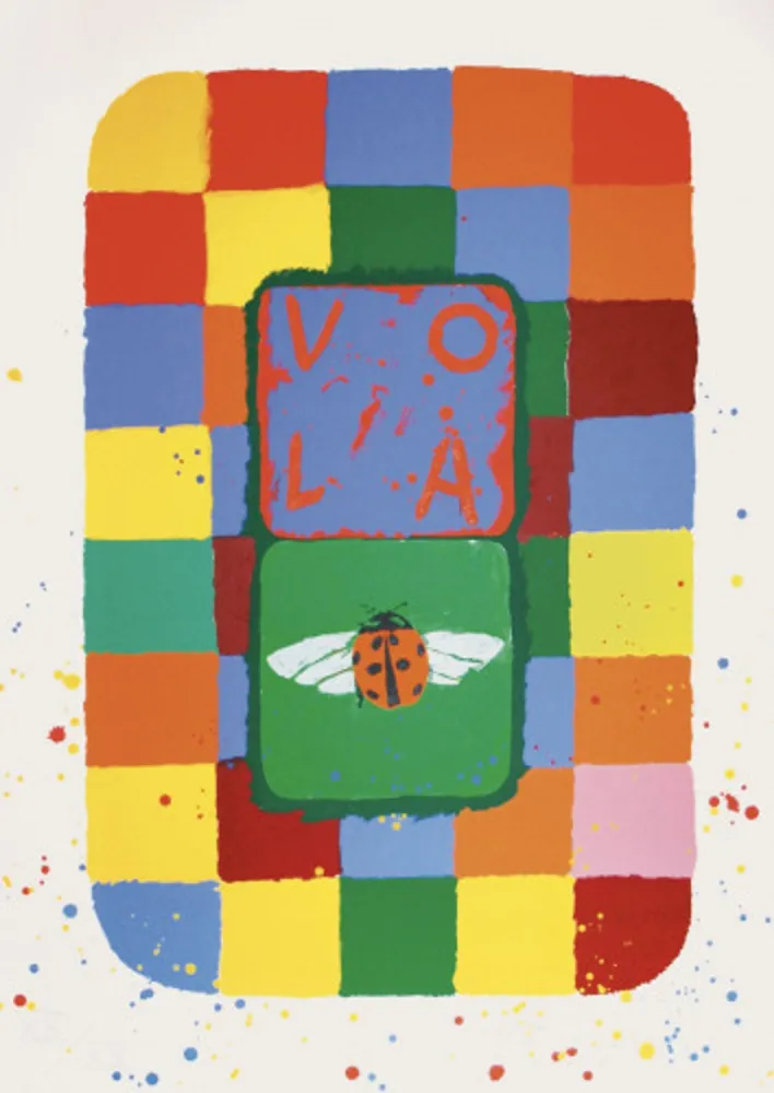 石版画 Tilson - Vola/Coccinella